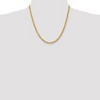 Black Bow Jewelry 5mm, 14k Yellow Gold, Handmade Solid Rope Chain Necklace - 2 of 4