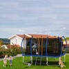 BestParts 8x14FT Outdoor Trampoline with Safety Net & Ladder – Heavy-Duty Rectangular Bouncer - 3 of 4