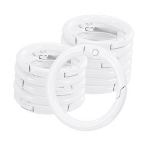Unique Bargains Metal Spring O Rings Zinc Alloy Durable Multipurpose Lightweight Buckle - 1 of 4