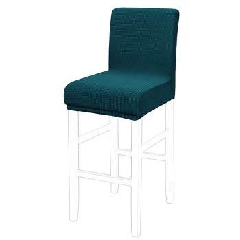 PiccoCasa Stretch Bar Stool Covers Pub Counter Height Side Chair Covers Teal 1 Pc