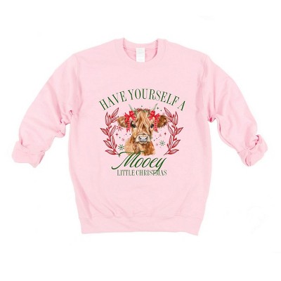 Simply Sage Market Women's Graphic Sweatshirt Mooey Christmas