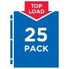 Avery Diamond Clear Heavyweight Sheet Protectors, Holds 8.5" x 14" Sheets, Legal Size, Easy Load, 25ct (73897) - 4 of 4