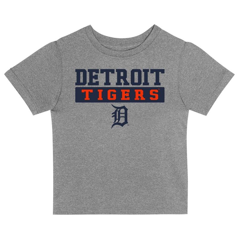 MLB Detroit Tigers Toddler Boys&#39; 2pk T-Shirt, 2 of 4