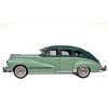 1948 Pontiac 4 Door Sedan Genesee Green 2-Tone with Green Interior Limited Edition 1/43 Model Car by Goldvarg Collection - 3 of 4