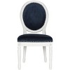 Holloway 19" H French Brasserie Oval Side Chair (Set of 2) - FOX6228 - Safavieh Couture - 2 of 4