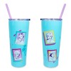 Silver Buffalo The Golden Girls Double-Walled Stainless Steel Tumbler With Straw | 22 Ounces - 2 of 4