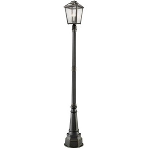 Bayland 3-Light Outdoor Post Mount Fixture - Dimmable, Wet Rated, Aluminum, 14.17" x 104.75" - 1 of 1