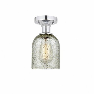 Caledonia - 1 Light Semi-Flush Mount In Industrial Style-9.75 Inches Tall and 5 Inches Wide - 1 of 1