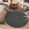 Washable Area Rug Baby Room Contemporary Boho Non-Slip Low Pile Stain-Resistant No-Shedding Easy-Clean Modern Dorm Home Office - 3 of 4