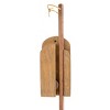 Lehman's Amish Handcrafted Broom Holder, Wall-Mount Stained Wooden Storage Solution for Corn Brooms, Fireplace Brooms and More - image 2 of 4