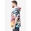 Liberty Blues by KingSize Men's Big & Tall Short-Sleeve Hoodie - 4 of 4