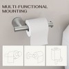 YAWWALK Round 4-Piece Bathroom Hardware Set with Towel Hook, Toilet Paper Holder, and Towel Bar - 4 of 4