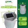 FCMP Outdoor Catalina 45 Gallon Rain Catcher Barrel w/ Hose, Light Granite - 2 of 4