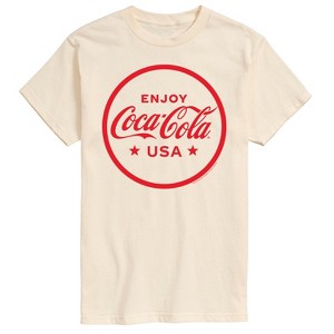 Men's - Coca-Cola - Enjoy Coca Cola USA Short Sleeve Graphic T-Shirt - 1 of 4