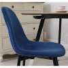 NicBex 5-Piece Round Dining Table Set for 4,Modern Kitchen Table Set with 4 Upholstered Curved Backrest Chairs - 2 of 4