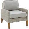 HomeStock Capella 2Pc Outdoor Wicker Chair Set - 2 Armchairs - 4 of 4