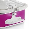 MegaChef 3.5 Quart Casserole Slow Cooker with 3 Temperature Settings in Purple - 4 of 4