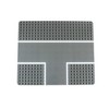 Strictly Briks Building Blocks Road Plates 13.75x16.25", 1 Pack Brick Baseplates Compatible with All Major Brands, 1 3-Way Intersection - 2 of 4
