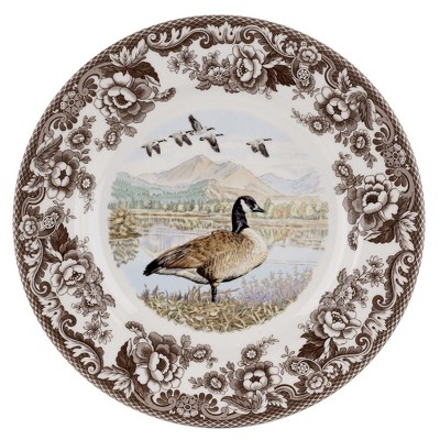 Spode Woodland 10.5” Dinner Plate, Perfect for Thanksgiving and Other Special Occasions, Made in England, Bird Motifs
