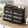 Nasitip 8 Drawer Dresser for Bedroom, Wide Wooden Chest of Drawers with Wide Top for Closet - 2 of 4