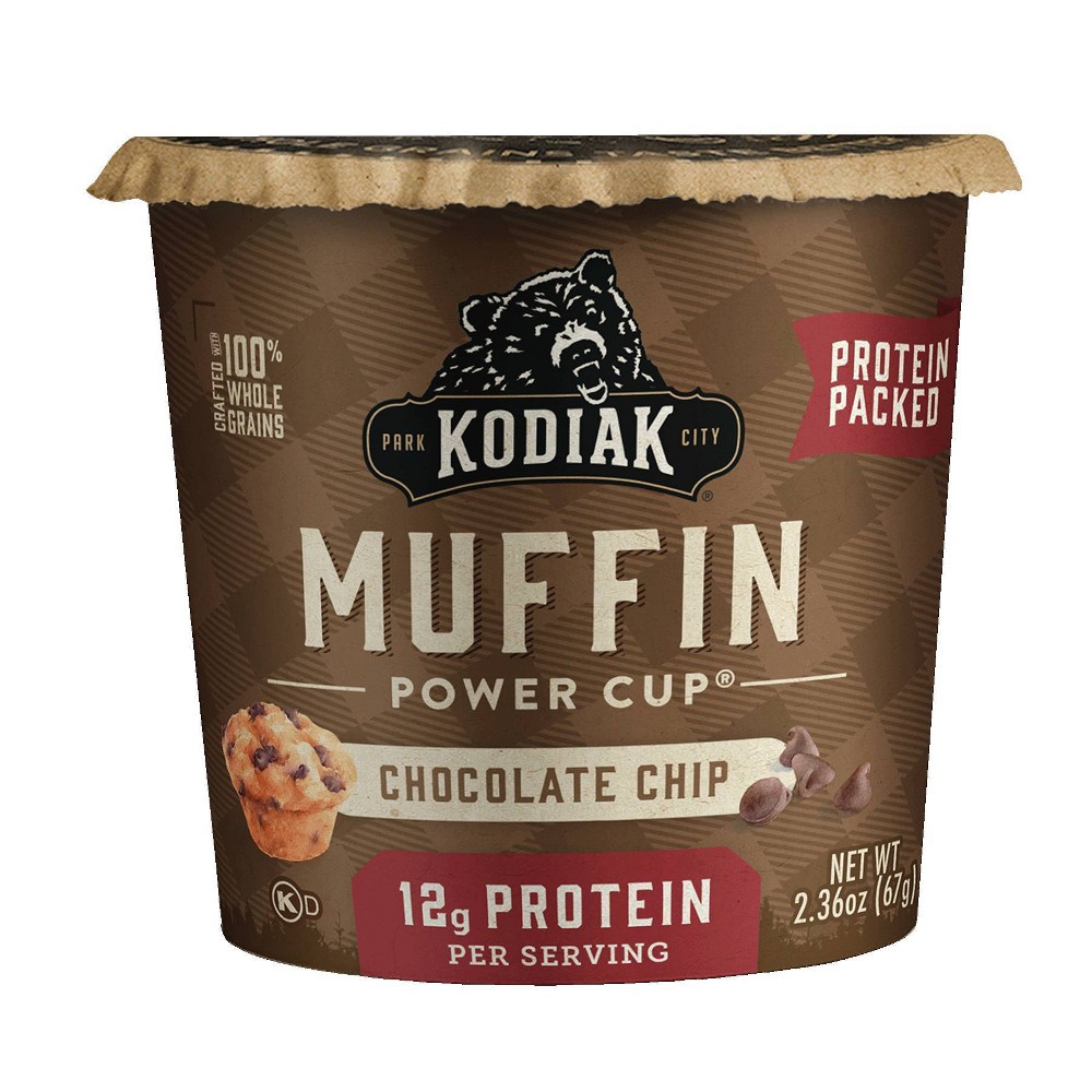 Kodiak Cakes Protein-Packed Single-Serve Muffin Cup Chocolate Chip - 2.36oz