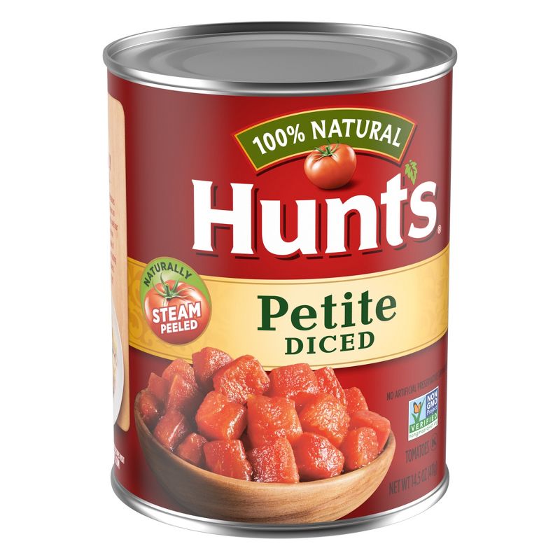 Hunt&#39;s 100% Natural Petite Diced Tomatoes - 14.5oz, 3 of 6