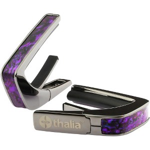 Thalia Exotic Series Black Chrome Guitar Capo - 1 of 3