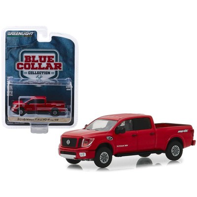 red diecast truck