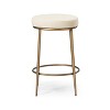 Maven Lane Stella Backless Fabric Counter Height Bar Stool - 3 of 4