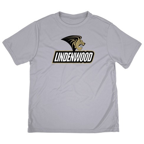 Lindenwood University Youth/Kids Sport T-Shirt Primary Logo, Athletic Heather - image 1 of 4