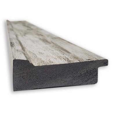 Crackled Silver Rectangular Bathroom Vanity Wall Mirror