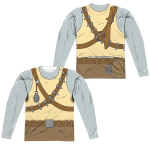 Men's Tmnt Tmnt Rocksteady Costume Long Sleeve Costume T-Shirt - 1 of 4