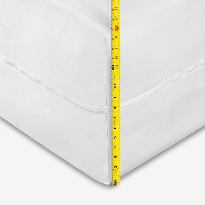 Guardmax ZIppered Waterproof Mattress Encasement for Larger Mattresses - White, 6 of 10
