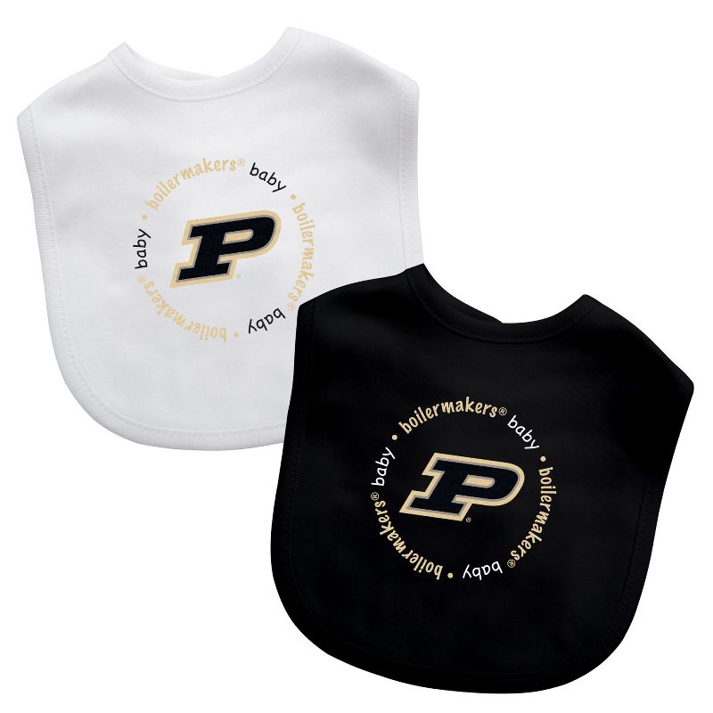 BabyFanatic Officially Licensed Unisex Baby Bibs 2 Pack - NCAA Purdue Boilermakers, 2 of 4