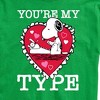 Men's - Peanuts - You're My Type Short Sleeve Graphic T-Shirt - 2 of 4
