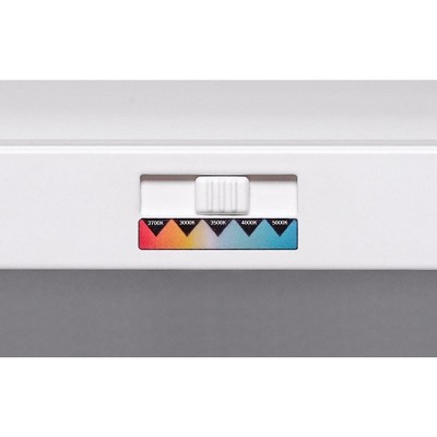 Lugano 48" White Glass LED Linear Flush Mount Light