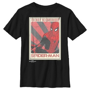 Boy's Marvel Spider-Man: No Way Home Friendly Neighborhood Poster T-Shirt - 1 of 4