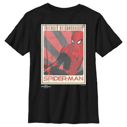 Boy's Marvel Spider-Man: No Way Home Friendly Neighborhood Poster T-Shirt - image 1 of 4