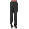 Rekucci Women's Dressy Jogger Pants with Pockets – Stylish Pull-On Tapered Work to Evening Pants - 3 of 4