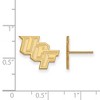 Black Bow Jewelry 14k Yellow Gold Central Florida Knights NCAA Post Earrings - 2 of 3