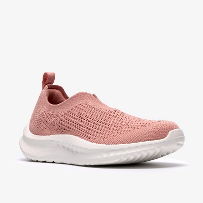 Обувь Clarks Cloudsteppers Womens Solevana Knit Dusty Pink Shoes 10 Medium — фото 4