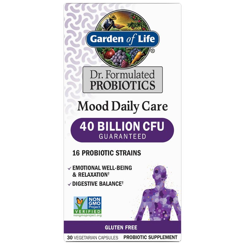 Garden of Life Dr. Formulated Mood Probiotic Capsules - 30ct, 3 of 16