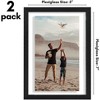 Americanflat Floating Aluminum & Plexiglass Picture Frame - 2 Pack - 2 of 4