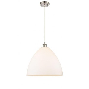 Bristol Glass - 1 Light Pendant In Industrial Style-18.75 Inches Tall and 16 Inches Wide - 1 of 1