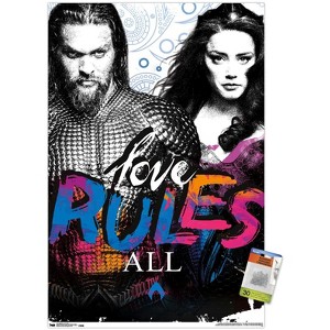 Trends International DC Comics Movie - Aquaman - Love Rules Unframed Wall Poster Prints - 1 of 4