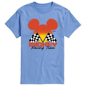Men's - Disney - Mickey Racing Team Short Sleeve Graphic T-Shirt - 1 of 3