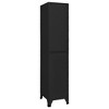 vidaXL Locker Cabinet White Steel Tall Locker Cabinet Rectangular - 2 of 4