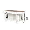 LAOTIES Heavy Duty Wooden Dog Crate,Large Indoor Dog Kennel with Double Doors And Storage,Modern Dog House for Medium And Large Dogs - 4 of 4