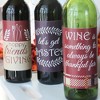 Big Dot of Happiness Friends Thanksgiving Feast - Friendsgiving Party Decorations for Women and Men - Wine Bottle Label Stickers - Set of 4 - 2 of 4