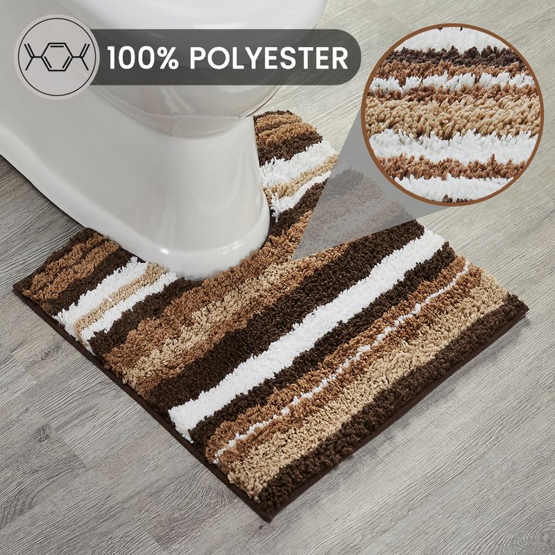 Griffie Collection 100% Polyester Tufted Bath Rug - Better Trends, 4 of 9
